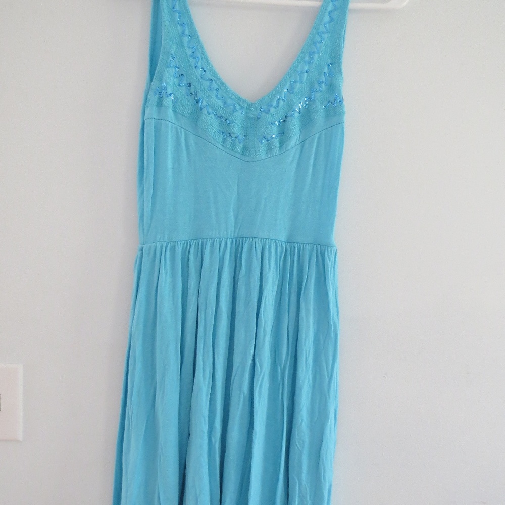 Blue dress